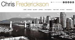 Desktop Screenshot of chrisfrederickson.ca