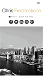 Mobile Screenshot of chrisfrederickson.ca